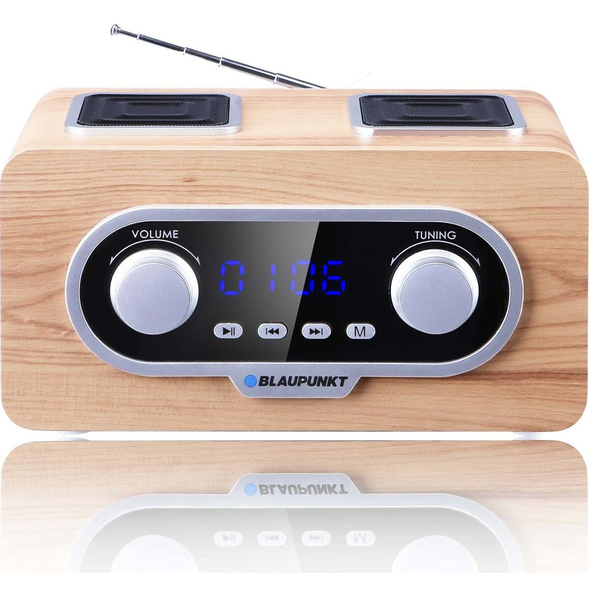 Radio Blaupunkt PP5.2CR Bela Rjava Les